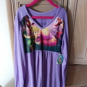 New Disney Store Girls Dress Size 10-12 Fairy Tink NWT Purple Spring